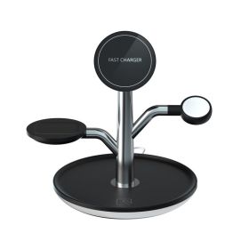 3 in 1 Magnetic Wireless Charger Fast Charging Station For IPhone 11 12 Pro /Max Chargers For Apple Watch Airpods Pro