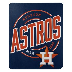 Astros OFFICIAL MLB "Campaign" Fleece Throw Blanket; 50" x 60"