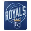 Royals OFFICIAL MLB "Campaign" Fleece Throw Blanket; 50" x 60"