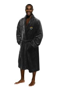 Jaguars OFFICIAL NFL Men's L/XL Silk Touch Bath Robe; 26" x 47"