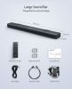 Sound Bar 38 Inch 2.2 CH Soundbar for TV 6 Speakers 2 Built-in Subwoofers Stereo Surround Sound 3 EQ Modes LED Display Bluetooth 5.0 HDMI-Arc/Optical/