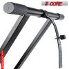 Adjustable Keyboard Stand with Gear Double X Keyboard Stand(Metal) with Locking Straps 5 Core KS 2X GEAR