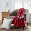 Reds OFFICIAL MLB "Campaign" Fleece Throw Blanket; 50" x 60"