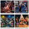 5 Core Bluetooth Speaker Karaoke Machine 8 Inch 2 Way Speaker Portable Singing PA System w Cool DJ Light Support FM + TWS + USB + Memory Card + AUX +