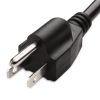 5 Core 3 Prong Extension Cord 10 Feet Three Prong Extension Cable US AC 3 Prong Christmas Light Extension Cord Heavy Duty Plug Extender -PC 1002