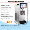 VEVOR Commercial Slushy Machine, 8L / 2.1 Gal Single Bowl, Cool and Freeze Modes, 1050W Stainless Steel Margarita Smoothie Frozen Drink Maker, Slushie