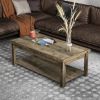 Bridgevine Home 48" Fully Assembled Brown Coffee Table
