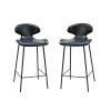 Mathur Counter & Bar Stool,Set of 2,Navy