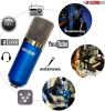 XLR Microphone Condenser Mic for Computer Gaming; Podcast Tripod Stand Kit for Streaming; Recording; Vocals; Voice; Cardioids Studio Microphone 5 Core