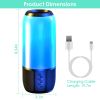 Wireless Portable Speaker Loud Stereo Speaker with Color Changing Light Radio Party TWS Speaker for Home Outdoor Travelling