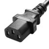 5 Core 3 Prong Extension Cord 10 Feet Three Prong Extension Cable US AC 3 Prong Christmas Light Extension Cord Heavy Duty Plug Extender -PC 1002