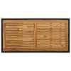 Bar Table with Storage Rack Black 47.2"x23.6"x43.3" Poly Rattan