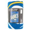 Sabres OFFICIAL NHL "Campaign" Fleece Throw Blanket; 50" x 60"