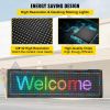 VEVOR LED Scrolling Sign, 21" x 6" WiFi & USB Control, Full Color P4 Programmable Display, Indoor High Resolution Message Board, High Brightness Elect