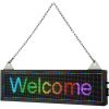 VEVOR LED Scrolling Sign, 21" x 6" WiFi & USB Control, Full Color P4 Programmable Display, Indoor High Resolution Message Board, High Brightness Elect