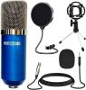 XLR Microphone Condenser Mic for Computer Gaming; Podcast Tripod Stand Kit for Streaming; Recording; Vocals; Voice; Cardioids Studio Microphone 5 Core