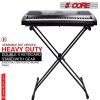 Adjustable Keyboard Stand with Gear Double X Keyboard Stand(Metal) with Locking Straps 5 Core KS 2X GEAR