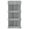 Bar Table with Storage Rack Gray Sonoma 39.4"x19.7"x40"