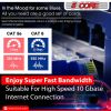 5 Core Ethernet Cable 10 Feet 1 Piece Blue Cat 6 Cord Premium RJ45 Internet Cable Cat6 Compatible w Cat 5 Cat 7 Cat 5e Network Cable - ET 10FT BLU