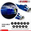 5 Core Ethernet Cable 10 Feet 1 Piece Blue Cat 6 Cord Premium RJ45 Internet Cable Cat6 Compatible w Cat 5 Cat 7 Cat 5e Network Cable - ET 10FT BLU