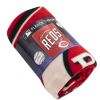 Reds OFFICIAL MLB "Campaign" Fleece Throw Blanket; 50" x 60"