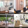 16 Inch High Velocity Stand Fan, Adjustable Heights, 75¬∞Oscillating, Low Noise, Quality Made Fan with 3 Settings Speeds, Heavy Duty Metal for Industr