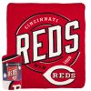 Reds OFFICIAL MLB "Campaign" Fleece Throw Blanket; 50" x 60"