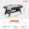 VEVOR Air-Powered Hockey Table, 72" Indoor Hockey Table for Kids and Adults, LED Sports Hockey Game with 2 Pucks, 2 Pushers, and Electronic Score Syst