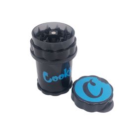 Tobacco Grinder 62mm Storage Case Trash Can Shape Grass Spice Herb Grinder Smoking Pipe Accessories Home Portable Plastic Box
