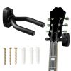 5 Core Guitar Wall Mount | Metal Guitar Hanger with Rotatable Soft Hook for All Size Guitars| Sturdy U-Shaped Holder | For Acoustic, Electric, Bass Gu