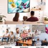 VIZONY Projector with 5G WiFi and Bluetooth, 20000L 600ANSI Full HD Native 1080P Projector, Support 4k & 350" Display with Carry Case, Outdoor Movie P