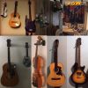 5 Core Guitar Wall Mount | Metal Guitar Hanger with Rotatable Soft Hook for All Size Guitars| Sturdy U-Shaped Holder | For Acoustic, Electric, Bass Gu