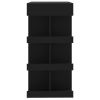 Bar Table with Storage Rack Black 39.4"x19.7"x40" Engineered Wood