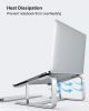 Laptop Stand;  Computer Stand for Laptop;  Aluminium Laptop Riser;  Ergonomic Laptop Holder Compatible with MacBook Air Pro;  Dell XPS;  More 10-17 In
