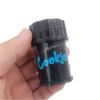 Tobacco Grinder 62mm Storage Case Trash Can Shape Grass Spice Herb Grinder Smoking Pipe Accessories Home Portable Plastic Box