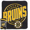 Bruins OFFICIAL NHL "Campaign" Fleece Throw Blanket; 50" x 60"