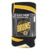 Bruins OFFICIAL NHL "Campaign" Fleece Throw Blanket; 50" x 60"
