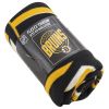Bruins OFFICIAL NHL "Campaign" Fleece Throw Blanket; 50" x 60"