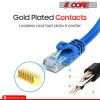 5 Core Ethernet Cable 6 Feet 1 Piece Blue Cat 6 Cord Premium RJ45 Internet Cable Cat6 Compatible w Cat 5 Cat 7 Cat 5e Network Cable -ET 6FT BLU