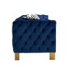 Chesterfield Modern Tufted Velvet Living Room Sofa, 84.25''W Couch,Blue