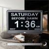 10inch LCD Day Clock/Black