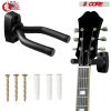 5 Core Guitar Wall Mount | Metal Guitar Hanger with Rotatable Soft Hook for All Size Guitars| Sturdy U-Shaped Holder | For Acoustic, Electric, Bass Gu