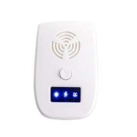 Ultrasonic Mosquito Repellent Household Intelligent Electronic Rodenticide (Option: White-EU)
