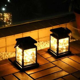Outdoor Waterproof Garden Hanging Lights (Option: Star warm light30 beads)