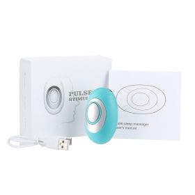 Sleep Aid Hand-held Micro-current Intelligent Relieve Anxiety Depression Fast Sleep Instrument Sleeper Therapy Insomnia Device (Color: green)