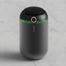 Car Aroma Diffusser USB Waterless Oil Sprayer With 2000mAh Battery (Color: Silver)
