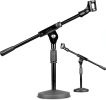 5 Core Universal Small Desktop Microphone Stand Height Adjustable 15.35 to 21.25" Tabletop Low Profile Short Stand For Dynamic Wired Mic Samson Q2U Sh