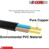 5 Core 6ft & 12ft 2 Prong Non-Polarized AC Wall Power Cable 2 Slot Cord for HP Dell Samsung Sony Asus Acer Toshiba Laptop Charger LED LCD Monitor Repl