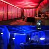 1pc Starry Projector Light With 7 Color Patterns & Remote Control; Multifunctional Polar Projector Night Light For Bedroom Atmosphere