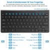 Wireless Keyboard and Mouse 2.4GHz Multimedia Mini Keyboard Mouse Combos USB Receiver